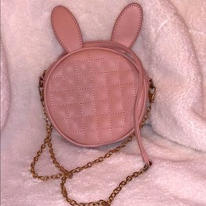 URBAN KIDS/ pink bunny chain purse/ bag💕